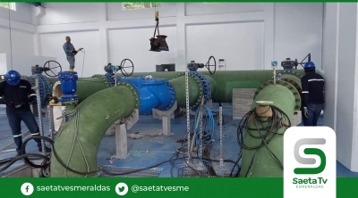 Este miércoles se tiene previsto iniciar bombeo de agua en Esmeraldas
