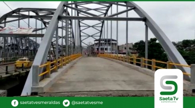 Quinindé en 70 días inaugurará puente carrosable y puente peatonal