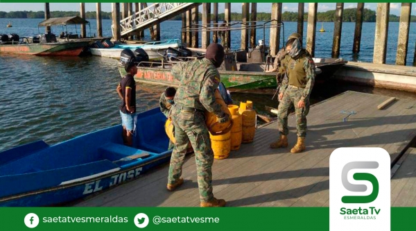 Fuerzas Armadas decomisa cilindros de GLP en línea de frontera