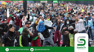 ONG denuncian al menos 17 muertos en Colombia y 800 heridos durante las protestas masivas