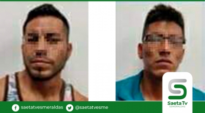 En Manta, Operación “FORTALEZA 36” deja dos sujetos aprehendidos por el presunto delito de robo a personas, modalidad sacapintas y asalto
