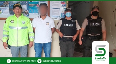 Detención del 2do más buscado de la provincia de Santo Domingo de los Tsáchilas