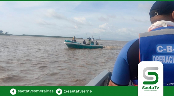 Se inician patrones de búsqueda de una persona desaparecida en el río Esmeraldas