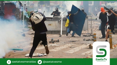 A la par de los diálogos continúan protestas en Colombia