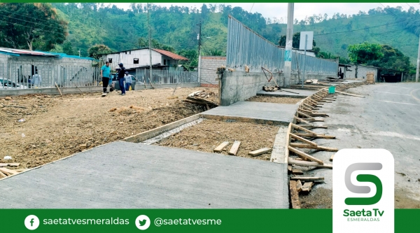 Parque de Zapallito registra 50% de avance de obra