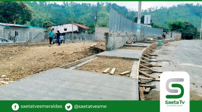 Parque de Zapallito registra 50% de avance de obra