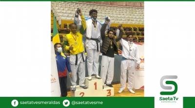 Dos medallas obtuvieron los taekwondistas esmeraldeños