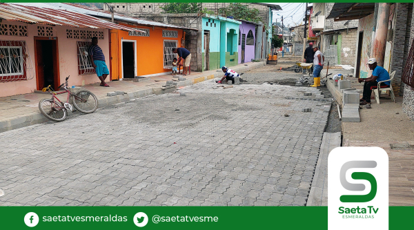 Avanzan obras en las riberas del río Esmeraldas