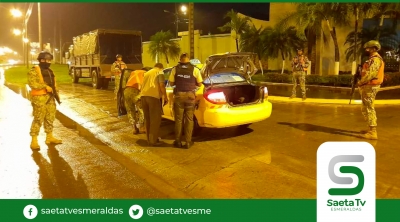 Fuerza de tarea conjunta intensifica controles en Esmeraldas