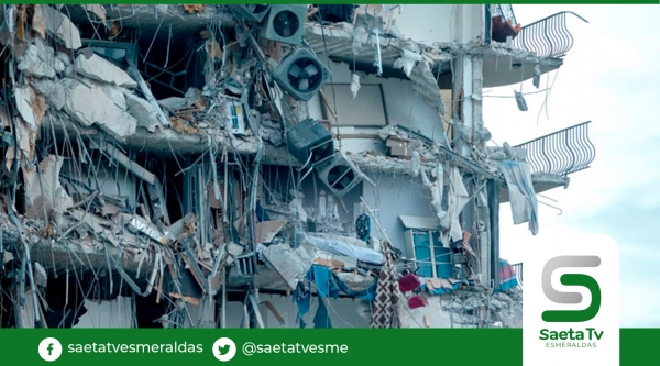 Al menos 1 muerto al derrumbarse un edificio de departamentos en Miami