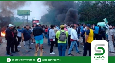Las movilizaciones empezaron con cierres de vías en Guayas y Los Ríos