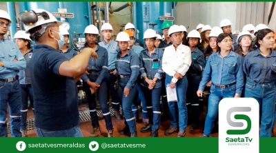 Estudiantes de la Universidad Vargas Torres visitaron Termoesmeraldas
