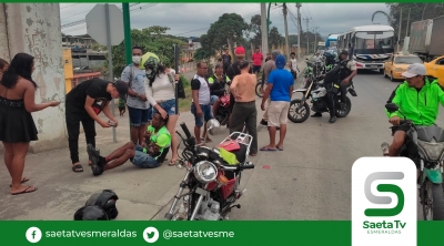 Un herido y daños materiales en accidente