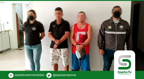 Dos aprehendidos por asalto y robo bajo modalidad sacapintas