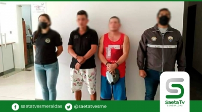 Dos aprehendidos por asalto y robo bajo modalidad sacapintas