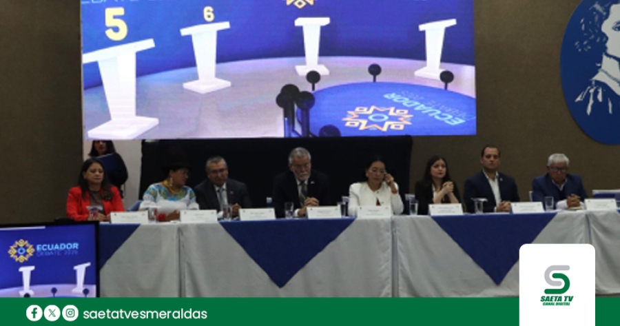 Debate presidencial del CNE: fecha, hora y cómo ver el careo de los candidatos de Ecuador