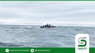 Severo operativo naval en Esmeraldas