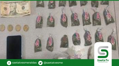 En la Tola la policía captura a presuntos expendedores de drogas