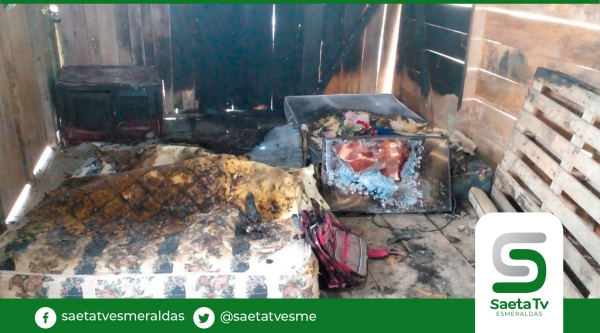 Un incienso provocó incendio en Lucha de los Pobres