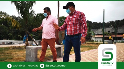 Alcalde y Concejal recorrieron obra que se ejecuta en Same