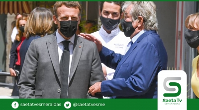 Detienen a quienes abofetearon  a presidente Macron