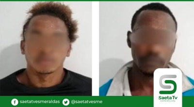 Capturan 2 sujetos por delitos de extorsión