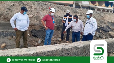 Correctivos en obra de malecón de Súa