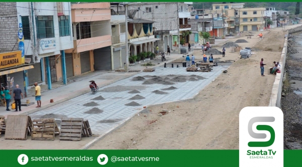 Malecón de Súa registra progreso del 60%