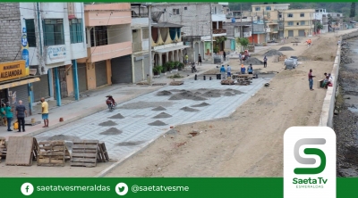 Malecón de Súa registra progreso del 60%