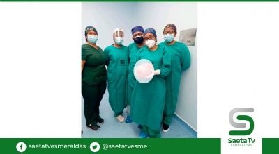 Extraen un mioma de 5.000 gramos a embarazada en Hospital del Sur