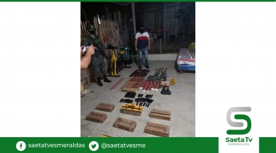 Fuerzas Armadas localiza municiones en cantón Huaquillas