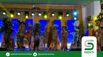 Luego de la presentación de las candidatas a reina se elogió al mejor traje de fantasía