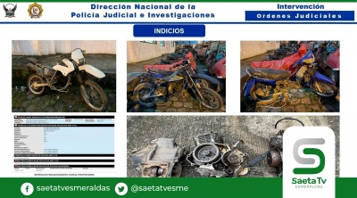 Policía judicial realizó operativos contra la receptación en Esmeraldas