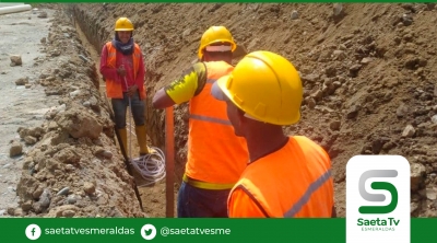 Tonsupa va por el 70% de alcantarillado