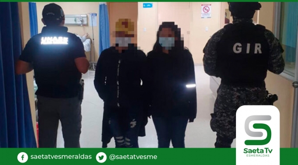Jóvenes localizadas en El Aromo, Manta, están con su familia