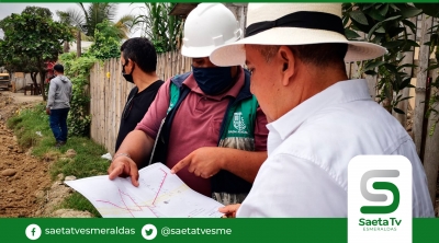 Obra que fortalece salubridad y vialidad avanza en Atacames