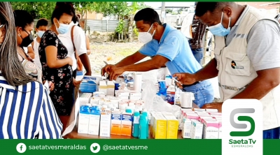 Habitantes de Cupa en Quinindé fueron atendidos en brigada médica