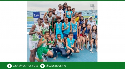 11 medallas fue el resultado de Esmeraldas en campeonato nacional u-16