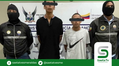 Dos hombres detenidos en Babahoyo por supuesto delito de terrorismo