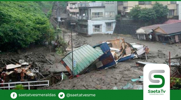 Al menos 20 personas desaparecidas y dos muertos por un deslizamiento de tierra en Japón