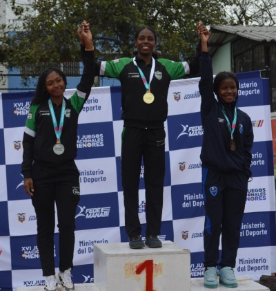 TRES ATLETAS ESMERALEÑOS SE PREPARAN PARA PARTICIPAR EN EL CAMPEONATO SUDAMERICANO U 18