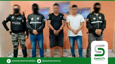 Dos detenidos con arma de fuego y cocaína en Portoviejo