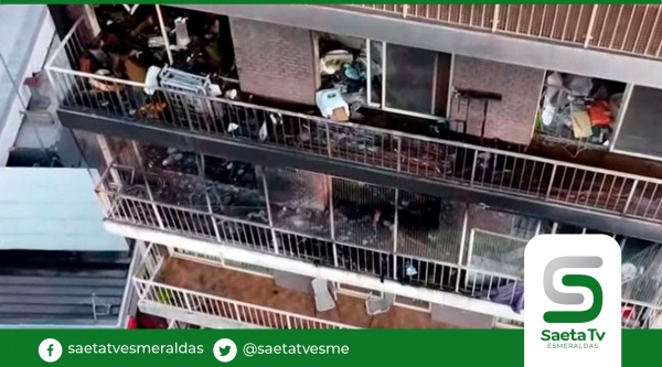 Tres niños carbonizados entre las cinco víctimas mortales del incendio en edificio