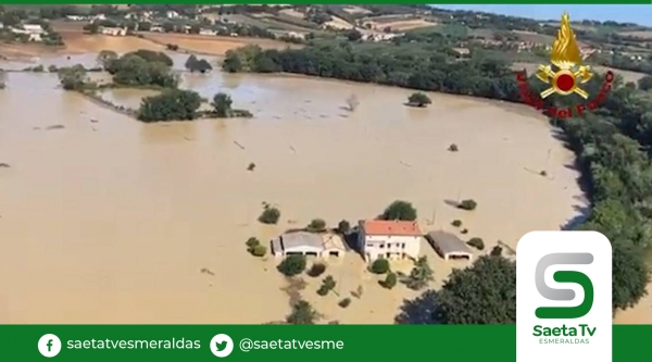 Violenta tormenta arrasa en dos horas ciudades del centro de Italia, ya deja 10 muertos