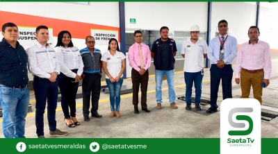 Personal de la jefatura de matriculación del cantón Quinindé reciben inducción del equipo de Esvial EP