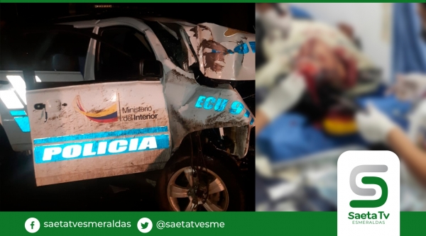 Tres policías heridos en accidente de tránsito en la zona norte