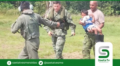Armada del Ecuador realizó evacuación aeromédica