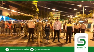 Intendente encargada hizo cumplir horarios establecidos por COE cantonal