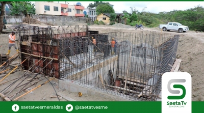 20% de avance en alcantarillado de Tonsupa