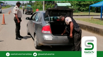 Policías realizan operativos de control en las vías